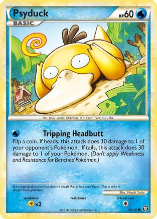 Psyduck 074/102 [Triumphant]  - Reverse Holofoil