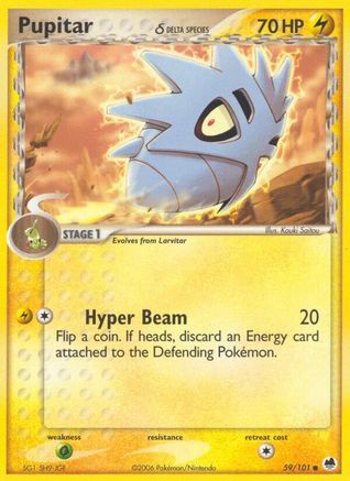 Pupitar (Delta Species) 059/101 [Dragon Frontiers]