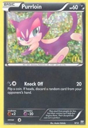 Purrloin 009/12 [McDonalds Promos 2012]  - Holofoil