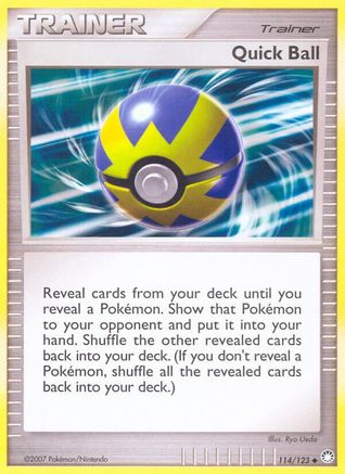 Quick Ball 114/123 [Mysterious Treasures]  - Reverse Holofoil