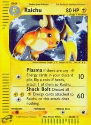 Raichu (25) 025 [Expedition]  - Holofoil