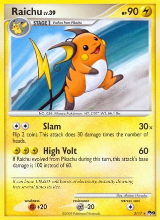 Raichu 003/017 [POP Series 9]
