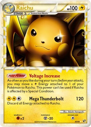 Raichu (Prime) 083 [Undaunted]  - Holofoil