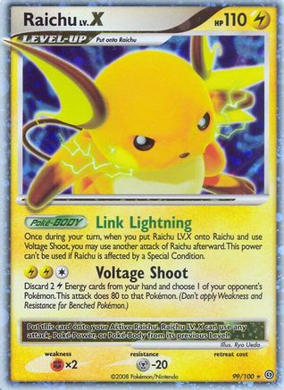 Raichu LV.X 099 [Stormfront]  - Holofoil