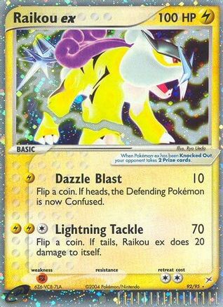 Raikou ex 092 [Team Magma vs Team Aqua]  - Holofoil