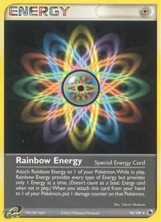 Rainbow Energy 095/109 [Ruby and Sapphire]  - Reverse Holofoil