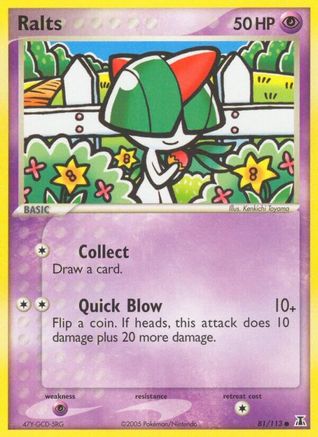 Ralts 081/113 [Delta Species]  - Reverse Holofoil
