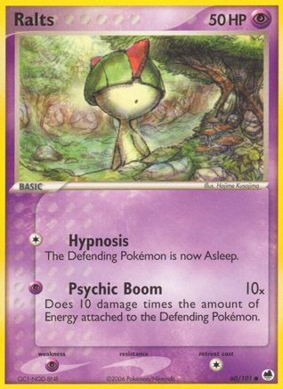 Ralts 060/101 [Dragon Frontiers]  - Reverse Holofoil