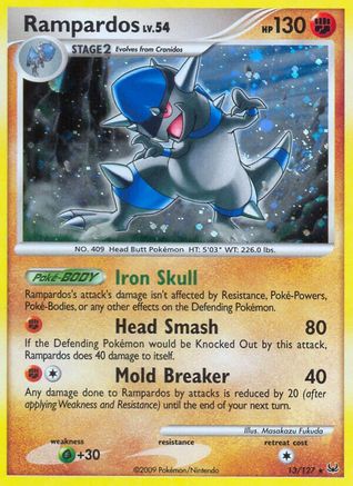 Rampardos 013 [Platinum]  - Reverse Holofoil
