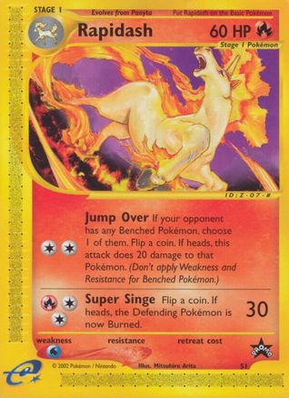 Rapidash (51) 051/53 [WoTC Promo]