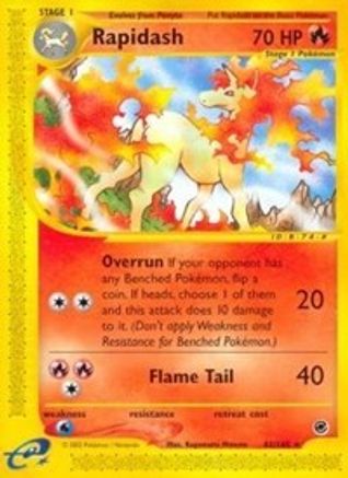 Rapidash (62) 062 [Expedition]  - Reverse Holofoil