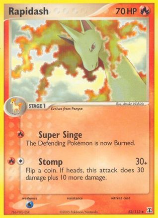 Rapidash 052/113 [Delta Species]  - Reverse Holofoil