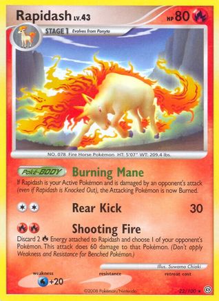 Rapidash 022 [Stormfront]  - Reverse Holofoil