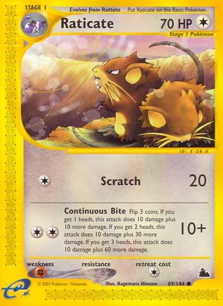 Raticate 089 [Skyridge]