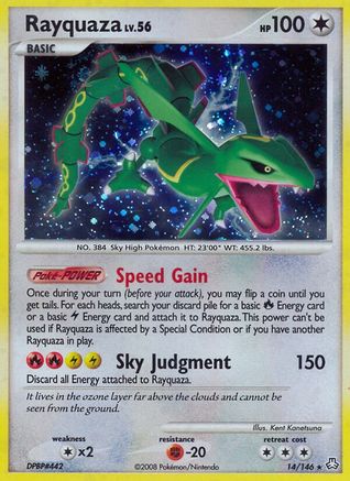 Rayquaza 014 [Legends Awakened]  - Reverse Holofoil