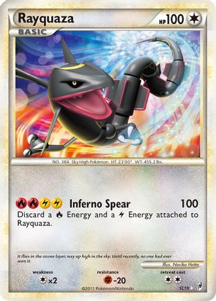 Rayquaza (Shiny) SL10 [Call of Legends]  - Holofoil