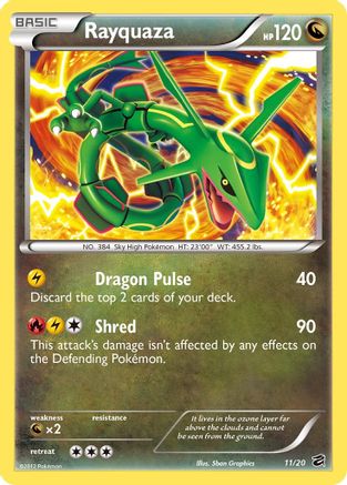 Rayquaza 011/20 [Dragon Vault]  - Holofoil