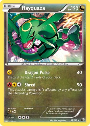 Rayquaza 093/113 [Legendary Treasures]  - Holofoil