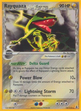 Rayquaza (Delta Species) 013 [Delta Species]  - Holofoil