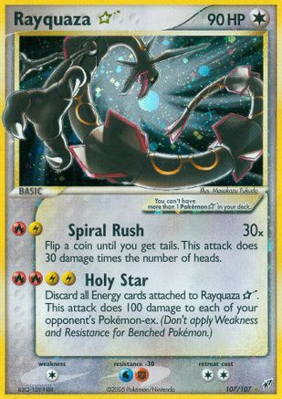 Rayquaza Star 107 [Deoxys]  - Holofoil