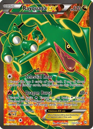 Rayquaza EX (123 Full Art) 123 [Dragons Exalted]  - Holofoil