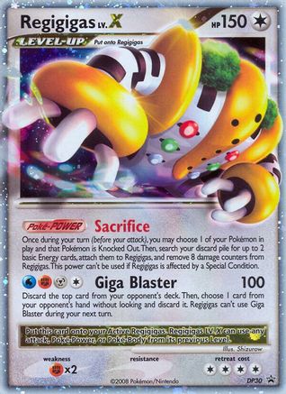 Regigigas LV.X DP30 [Diamond and Pearl Promos]  - Holofoil