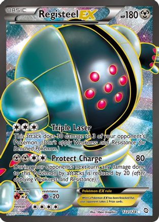 Registeel EX (122 Full Art) 122 [Dragons Exalted]  - Holofoil
