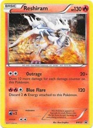 Reshiram BW23 [Black and White Promos]  - Holofoil