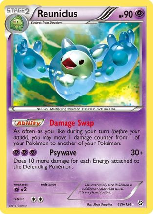 Reuniclus 126 [Dragons Exalted]  - Holofoil