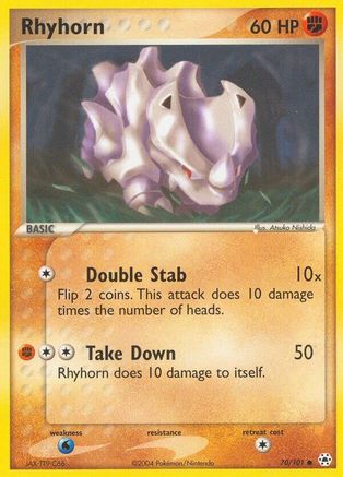 Rhyhorn 070 [Hidden Legends]  - Reverse Holofoil