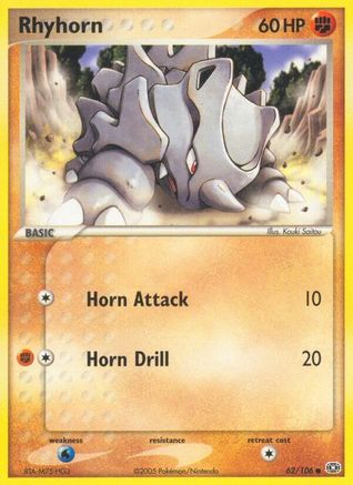 Rhyhorn 062 [Emerald]