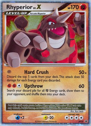Rhyperior LV.X DP29 [Diamond and Pearl Promos]  - Holofoil