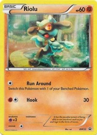 Riolu BW33  - Holofoil