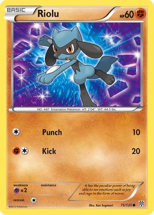 Riolu (75) 075 [Plasma Storm]