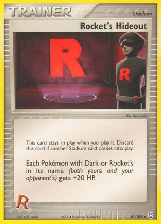 Rocket's Hideout 087 [Team Rocket Returns]  - Reverse Holofoil