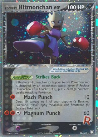Rocket's Hitmonchan ex 098 [Team Rocket Returns]