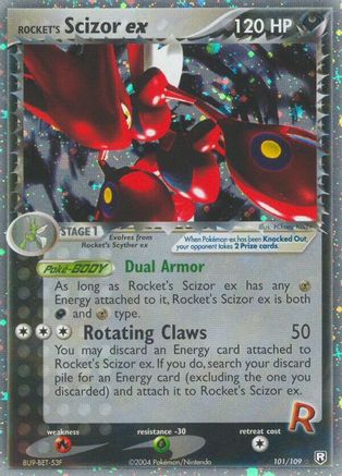 Rocket's Scizor ex 101 [Team Rocket Returns]