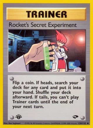 Rocket's Secret Experiment 120/132 [Gym Challenge]  - 1st Edition