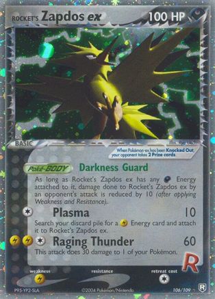 Rocket's Zapdos ex 106 [Team Rocket Returns]