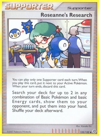 Roseanne's Research 125/132 [Secret Wonders]  - Reverse Holofoil