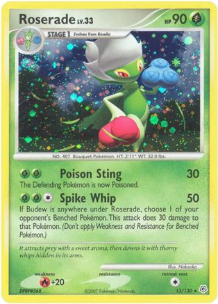 Roserade 013/130 [Diamond and Pearl]  - Reverse Holofoil