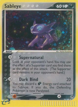 Sableye 010 [Sandstorm]  - Reverse Holofoil