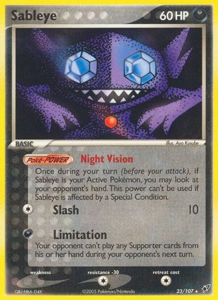 Sableye 023 [Deoxys]  - Reverse Holofoil