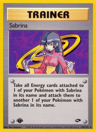 Sabrina (110) 110/132 [Gym Challenge]  - 1st Edition