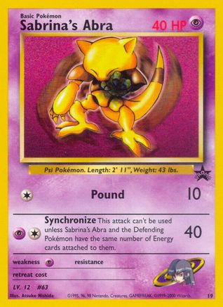 Sabrina's Abra 019/53 [WoTC Promo]