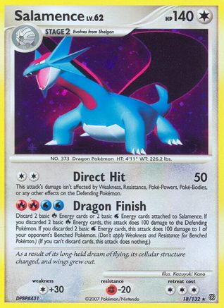 Salamence 018 [Secret Wonders]  - Holofoil