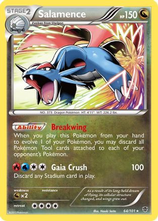 Salamence 064/101 [Plasma Blast]  - Reverse Holofoil