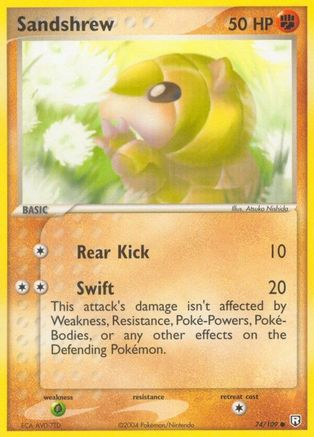Sandshrew 074 [Team Rocket Returns]  - Reverse Holofoil