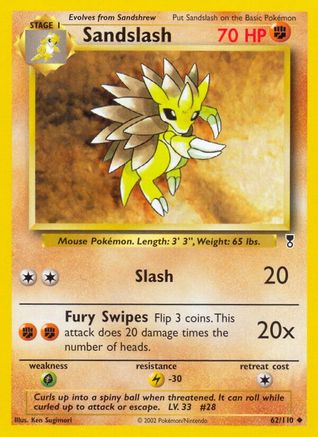 Sandslash 062 [Legendary Collection]  - Reverse Holofoil