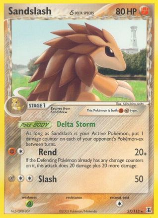Sandslash (Delta Species) 027 [Delta Species]